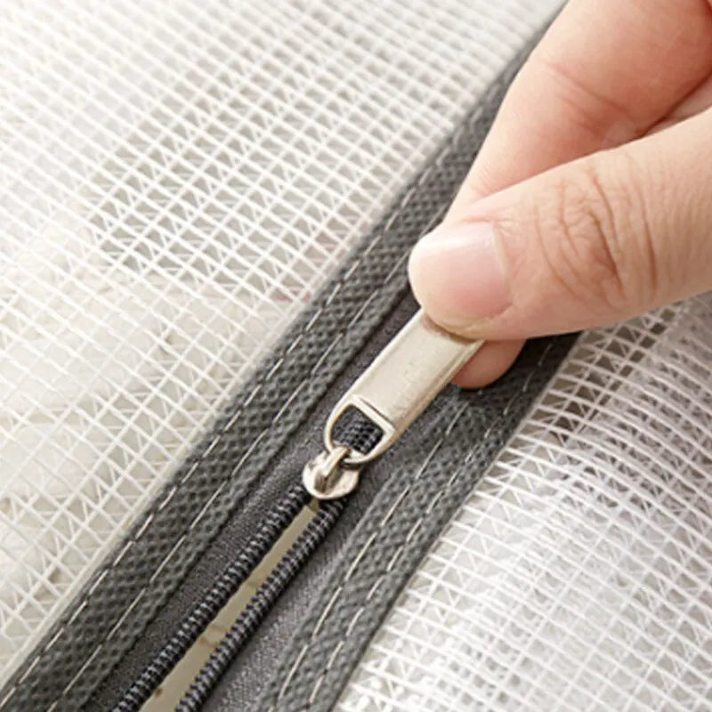 Carvallo- och Stövelfodral Dustilo ClearZip | Transparent & Andningsbar | Med Dragkedja & Bärhandtag | För Resa & Vardag