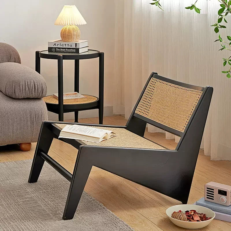 Lunair Soffa | Loungesoffa av trä &amp; rotting i fransk-skandinavisk stil