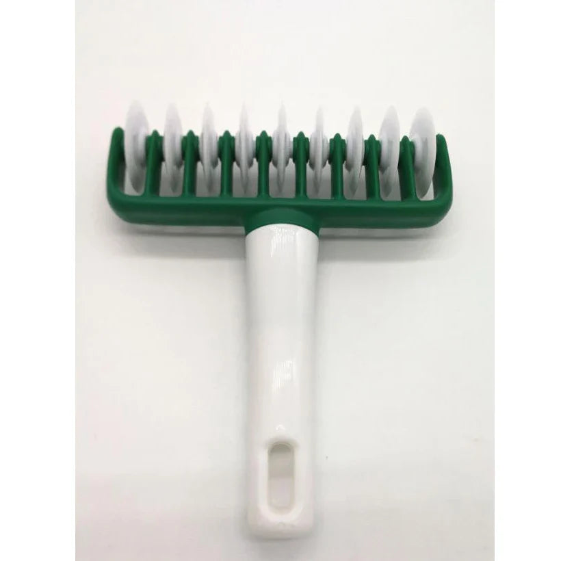 Carvallo Gitterroller | Plastdegskniv för pizza & bakverk | Enkel utbakning & rombmönster | Säker för barn