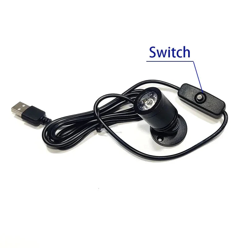 Carvallo LED Spot LuxoDot | 1W/3W | USB-spotlight för skyltfönster & dekoration | Varm- & Kallvit | Aluminiumhus