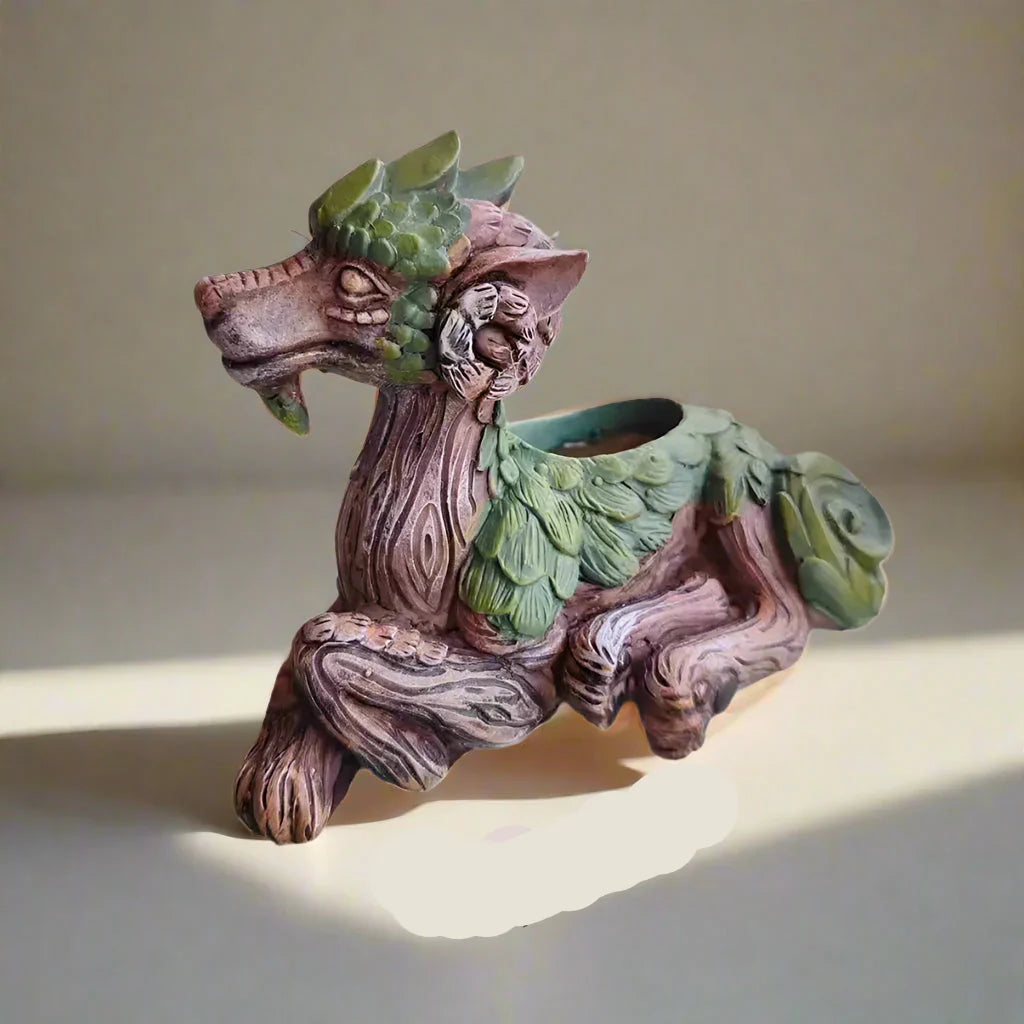 MythiGrow – Lättsamt drakformad succulentkruka med magisk hemlig charm