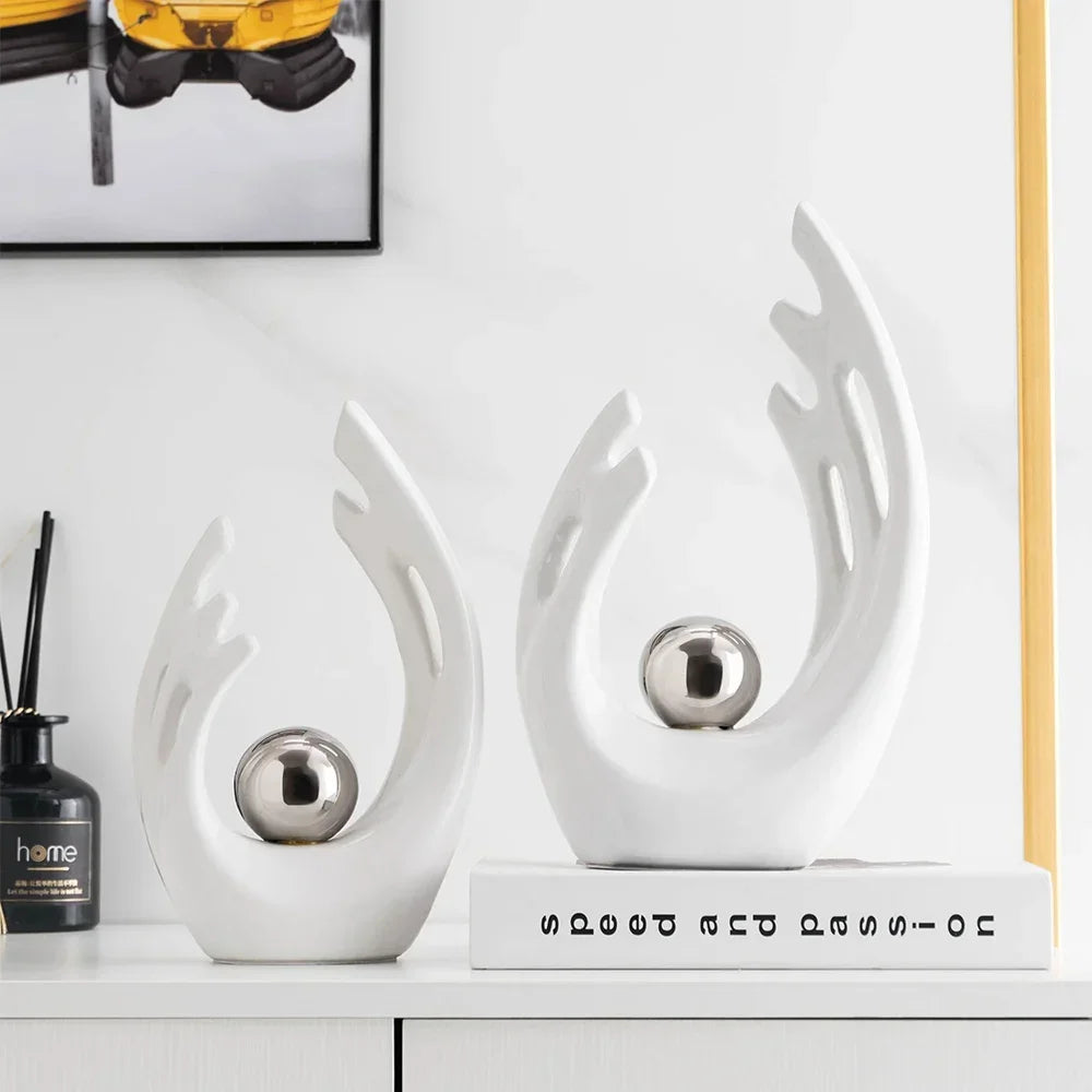 ZenAura Skulptur Set – Modern och Elegant