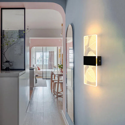 Modern LED Akryl Vägglampa – Nordisk Väggsconces Belysning för Heminredning, Stiliga Energisnåla Vägglampor
