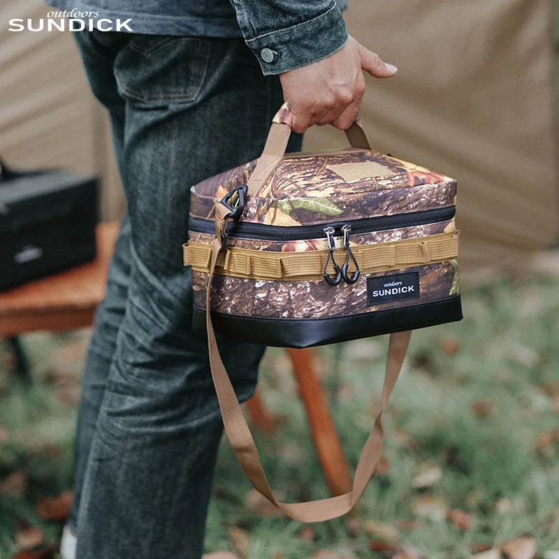 Carvallo Termosäckchen | Isolerad campingväska för skålar & muggar | Kompakt & robust