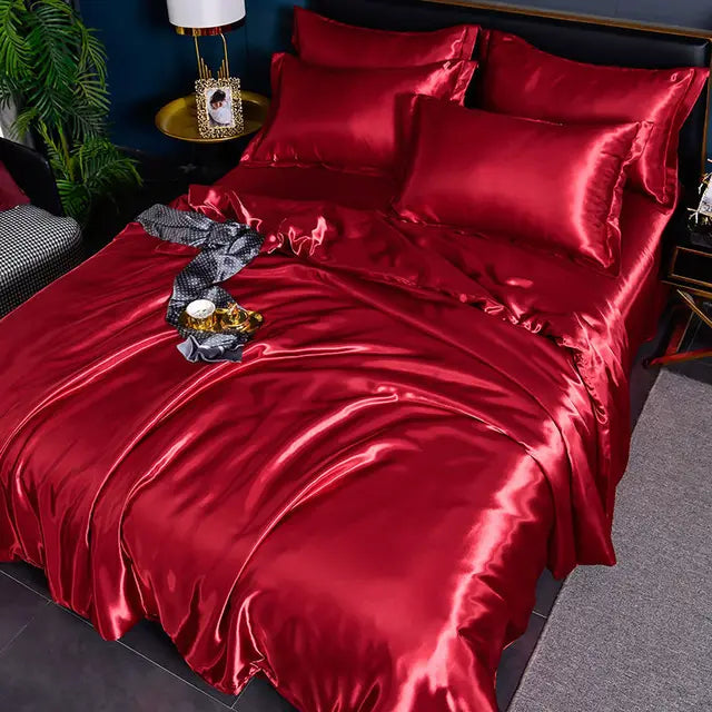 Luxe Siden Sängkläder