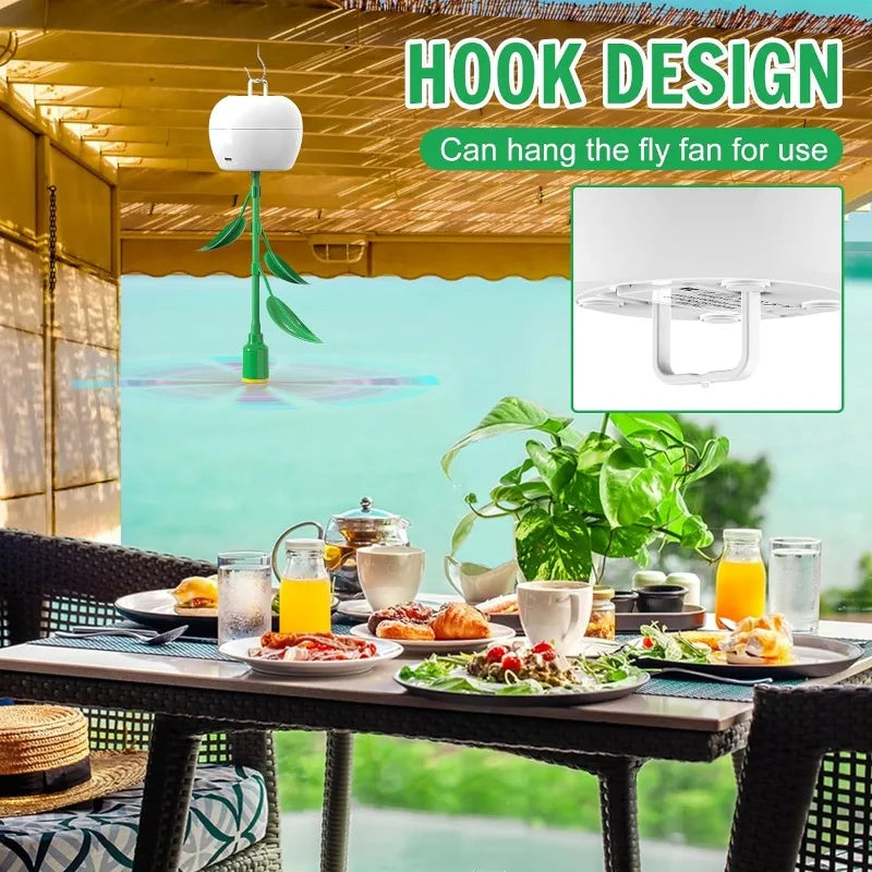 Carvallo Fluganpassningsbordfläkt | USB & Batteridrift | 3 Designer att välja mellan | För picknick, BBQ & utomhus