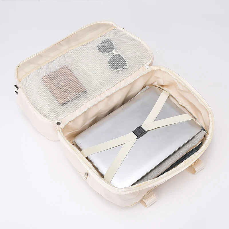 Carvallo Resväska Stor | Utbyggbar & Flerlager | Handbagage & Helgväska | Mycket Förvaringsutrymme