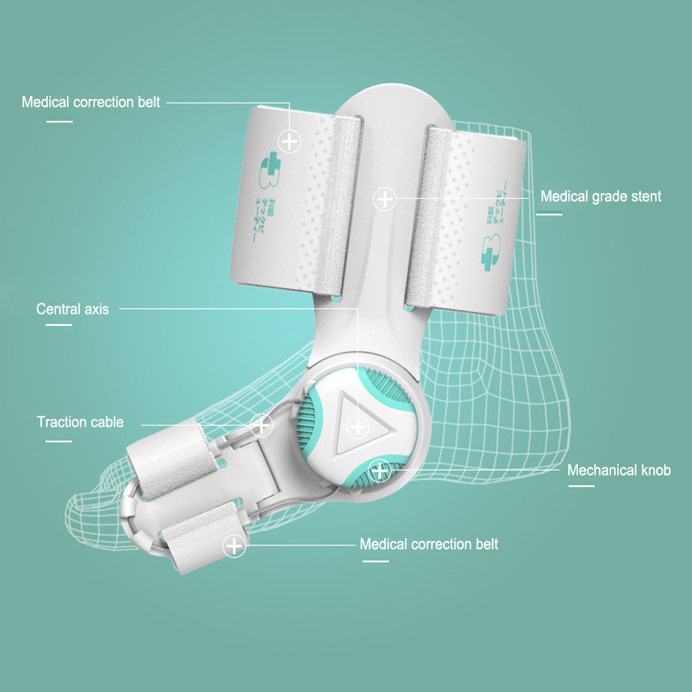 Uppgraderad Tå Bunion Korrigerare – Justerbar Ortopedisk Splint för Smärtlindring & Alignment