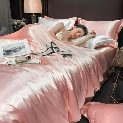 Sängkläder-set av satin – Lyxig och mjuk | Perfekt för alla årstider