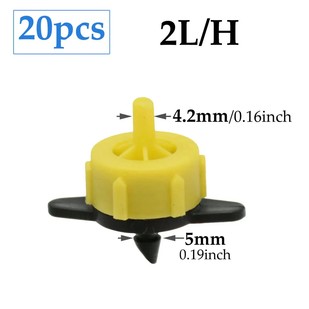 Carvallo Cross Connector | 2-Way Arrow Connection | For 3 mm & 5 mm Hoses | Drip Irrigation Systems