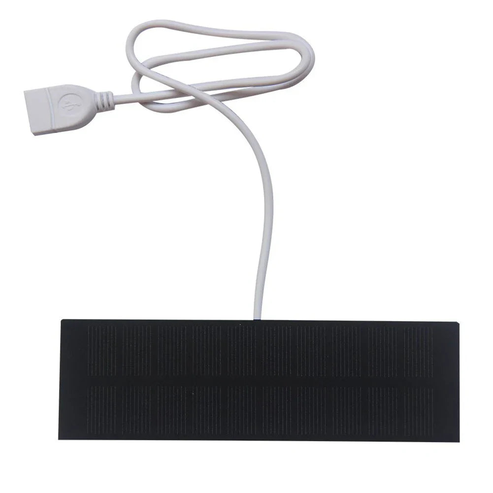 Carvallo Mini | Bärbar USB-solfångare | 1 W | Lätt & Vattentät | För mobil & Utomhus