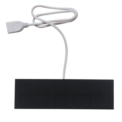 Carvallo Mini | Bärbar USB-solfångare | 1 W | Lätt &amp; Vattentät | För mobil &amp; Utomhus
