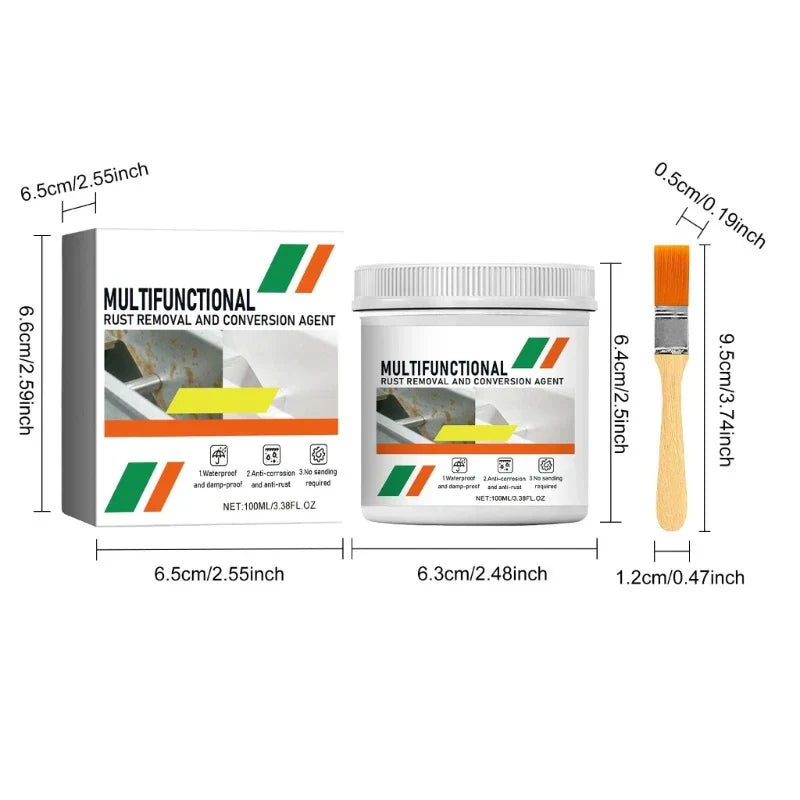 Carvallo - multifunktionellt rostborttagnings- och omvandlingsmedel