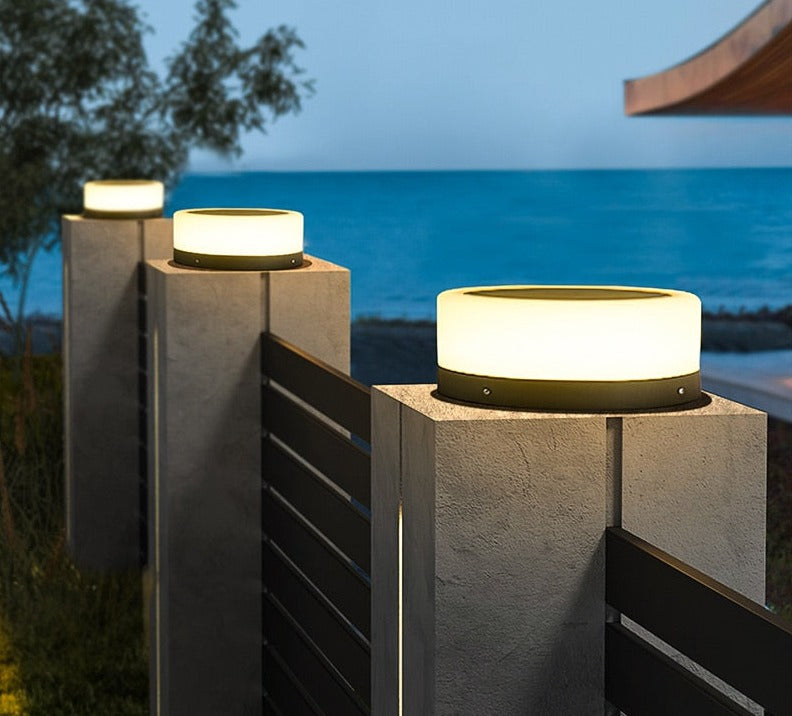 Carvallo-vägglampa LumaSteel | Med skymningssensor | Rostfritt stål & Aluminium | IP65 Väderbeständig | LED Varmvit