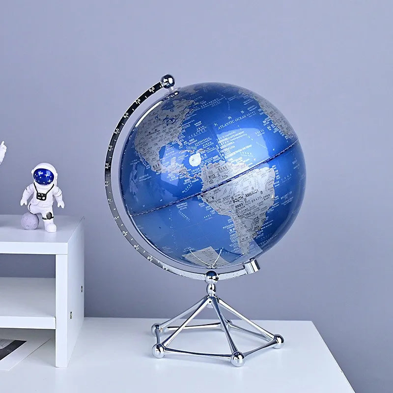 Royaleva LED Rotating World Globe Lamp – Belyst Jord Dekorationsbit