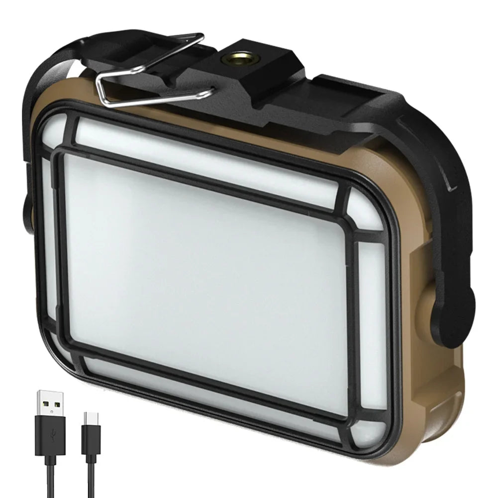 Carvallo Pro Solar-Arbetslampa | 3600 mAh Powerbank | 1000 Lumen | Färgtemperatur justerbar | Sol- & USB-C-laddning | IPX4 Vattentålig