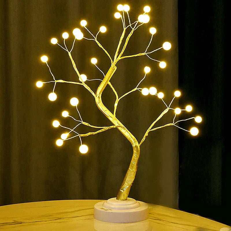 ZenGlow - LED Bonsai Träd Lampa, Dekorativ Bordslampa för Vardagsrum &amp; Sovrum