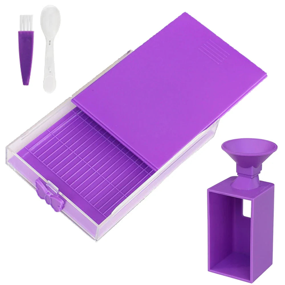 Carvallo Diamantmålning Tratt | För Runda & Fyrkantiga Stenarter | Lätt fyllning av Lådor & Skålar | Tillbehör för DIY-Konst