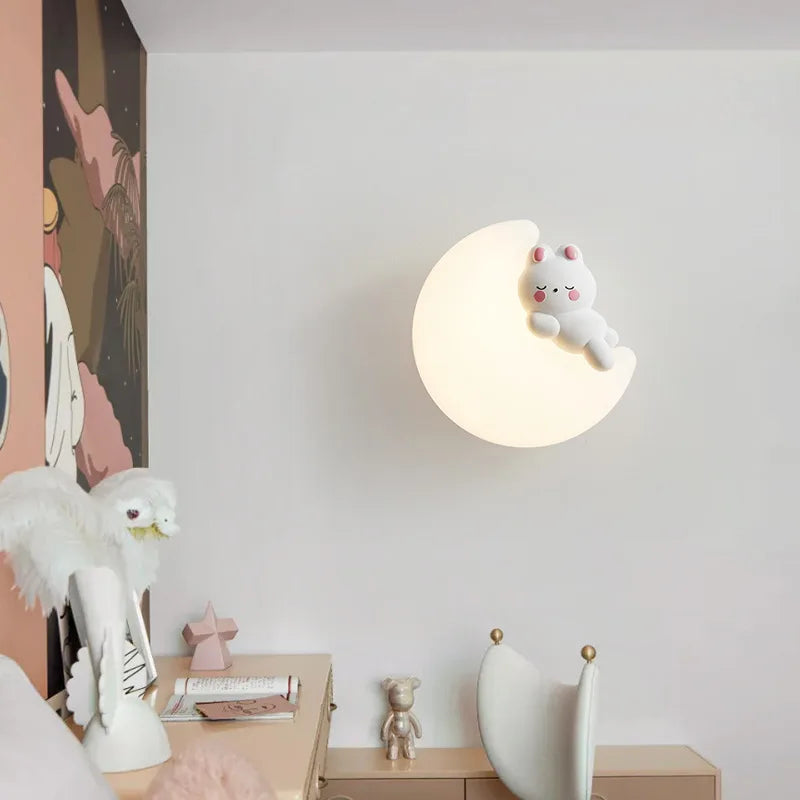 MoonAnimal - Kreativ Månlykta för Barnrum och Sovrum