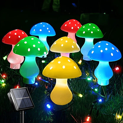 MushroomTwinkle Light - Vattentåliga svamp solfeenljus