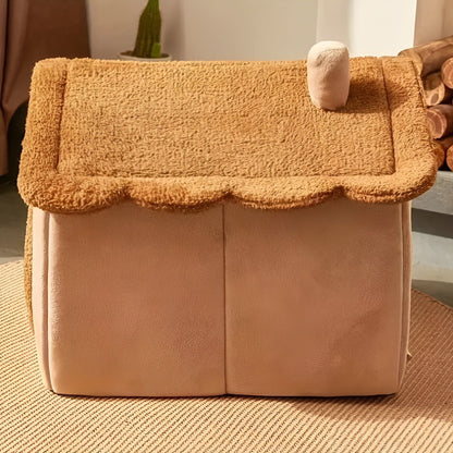 PurrPavilion Hus - Fällbar och Tvättbar Kattbädd Hus