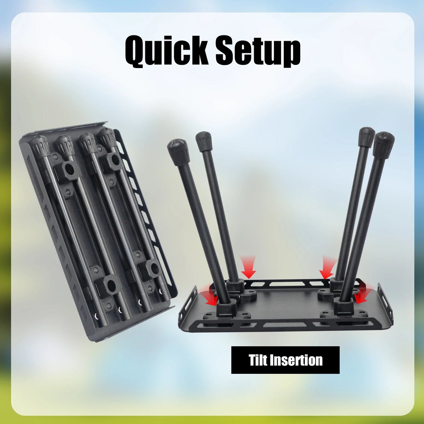 Carvallo Campingstol | Ultraluftig & Fällbar | Aluminium | Multifunktionell