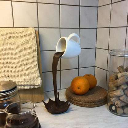 Kreativ Upp-och-ned Kopp - Lekfull Dekoration för Hem