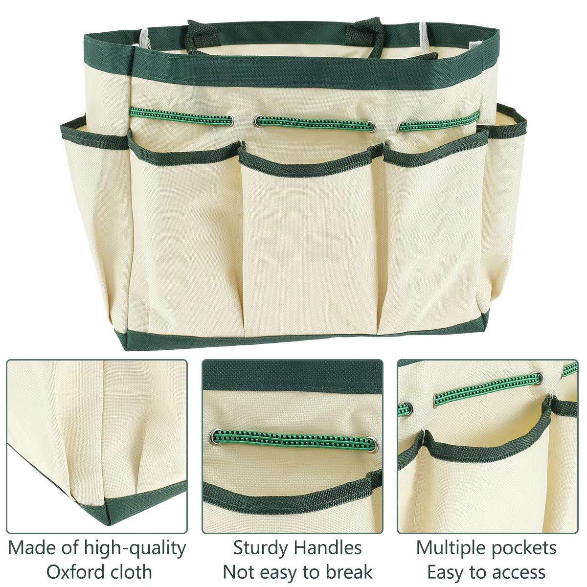 Carvallo Verktygsväska | 12 L Volym | Vattenavvisande & Robust | För Trädgård, Balkong & Gård