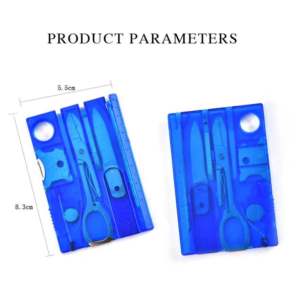 Carvallo Kort GearLite 12in1 | Utomhusöverlevnadskort | Ultralätt & Robust | Kompakt för Camping & EDC