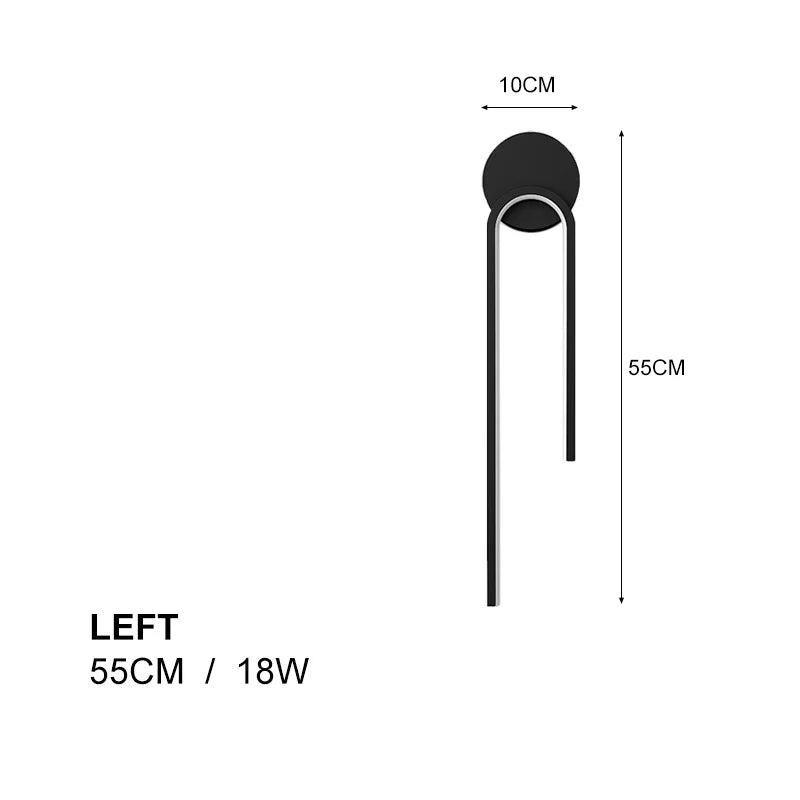 Limae Veya | Minimalistisk LED-vägglampa i nordisk stil för sovrum och badrum