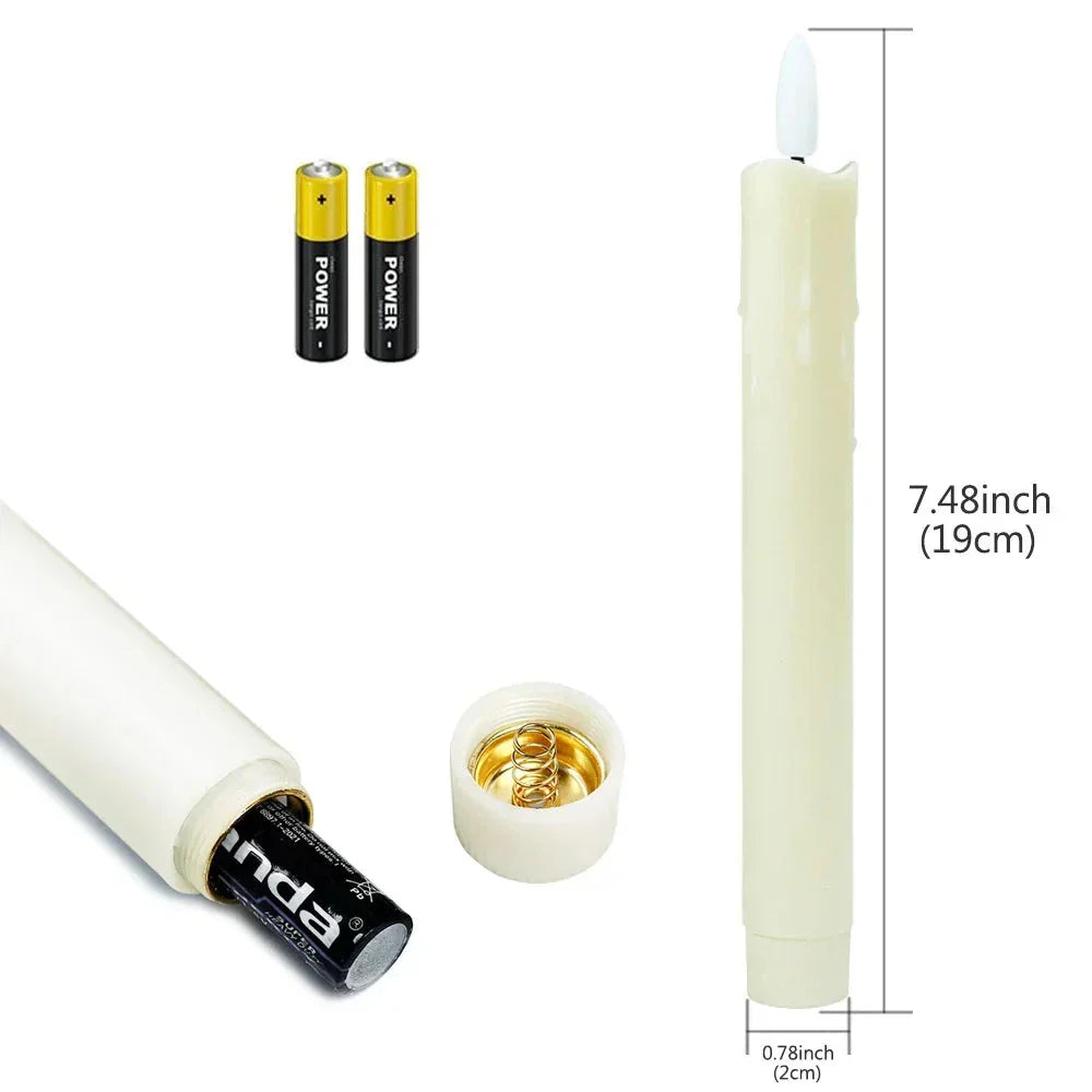 AuraFlame - Värmelösa 3D LED-ljus