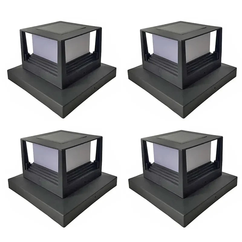 Carvallo DuoLight Solar-pollux LED | IP54 vattentät | Vit & varmvit | För staket, terrass & trädgårdspollux