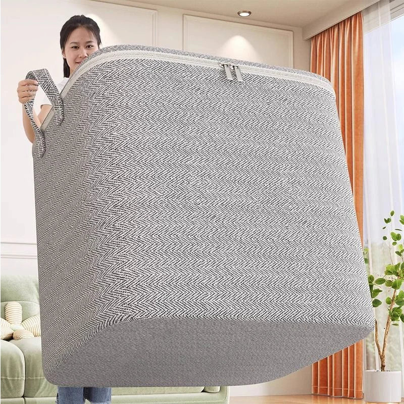 Carvallo VarioFold | Dammtätig & med fönster | Stor kapacitet | Textilförvaringsbox