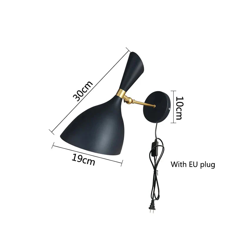 LoftLjus - LED Sänglamp Industrilägenhet Vägglampa