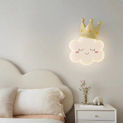 RomanticCloud - Vägghängd Lampa Barnrum Prinsessstil