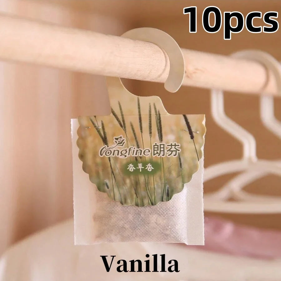 Carvallo Doftpåsar för garderob & rum | 5/10 stycken | Långvarig doft | Med hängare | Aromaterapi & luftrensare