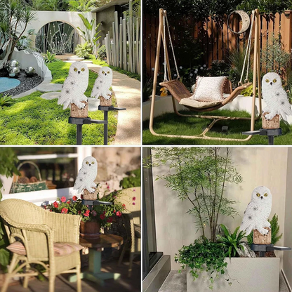 Solar Owl Garden Lights – 2-Pack