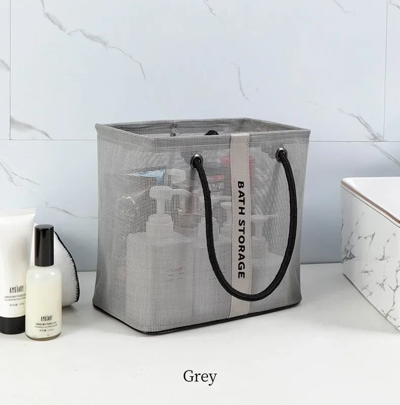 Carvallo Visibella Max | Transparent & Rymlig | För Bad, Resa & Vardag | Med Metallram & Bärhandtag