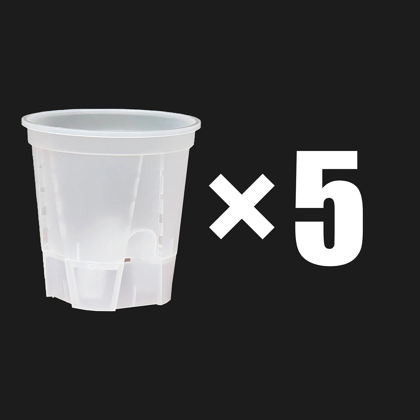 Carvallo Självvattnande Blumentopf | Transparent Design | För orkidéer & inomhusväxter | Med ventilation & vattentank