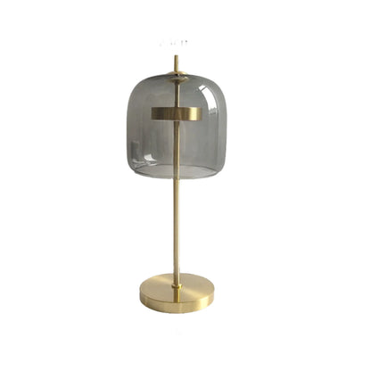 LumiGlass - Modern Glastakkelampa | Elegant LED Nattlampa för Sovrum &amp; Vardagsrum