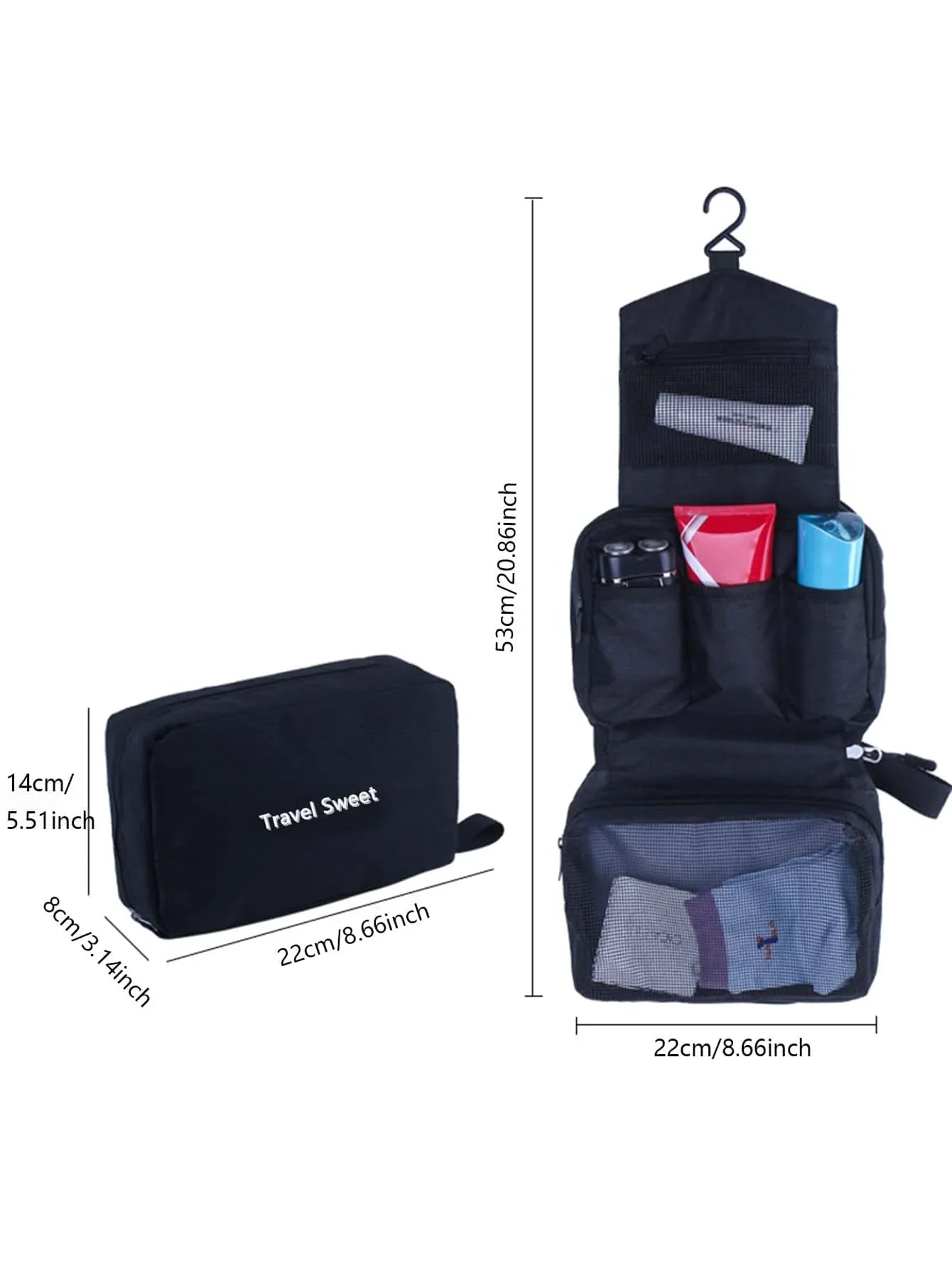 Carvallo Resväska DryNexa TravelCube | Flerlagersdesign med fukt-torr separering | Platsbesparande & Vattentät