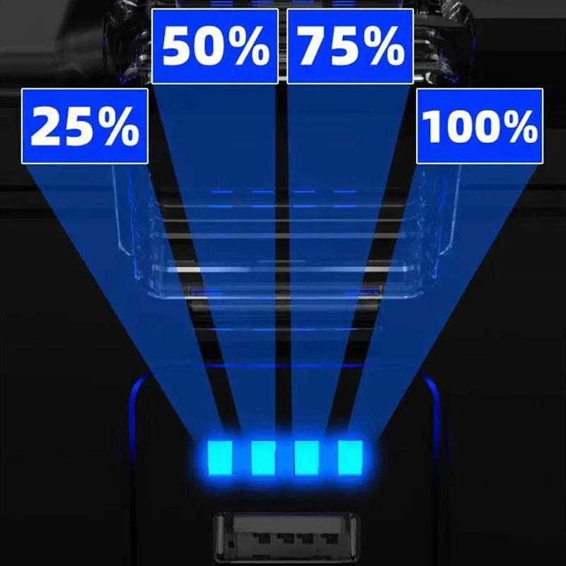 Carvallo Pro 2205 | LED Sökstrålkastare med sol- & USB-laddning | 6 ljuslägen | Powerbank-funktion | Utomhus vattentålig