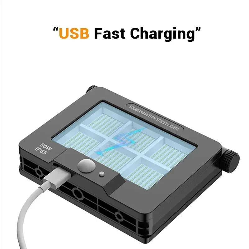 Carvallo Vägglampa Solvion | 6000K Vitt ljus | IP54 Vattentät | Monokristallin