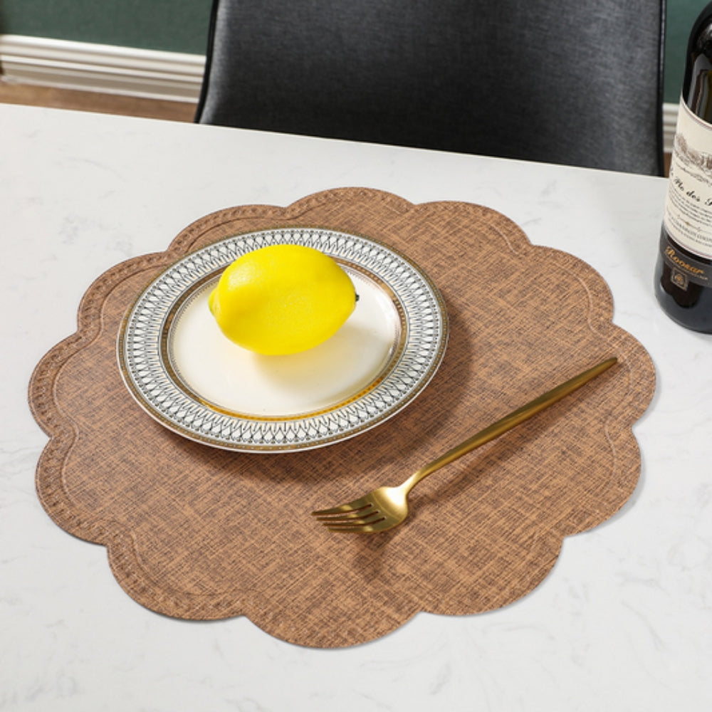 Tefat med vågig kant vattentålig