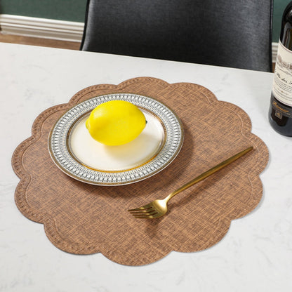 Tefat med vågig kant vattentålig