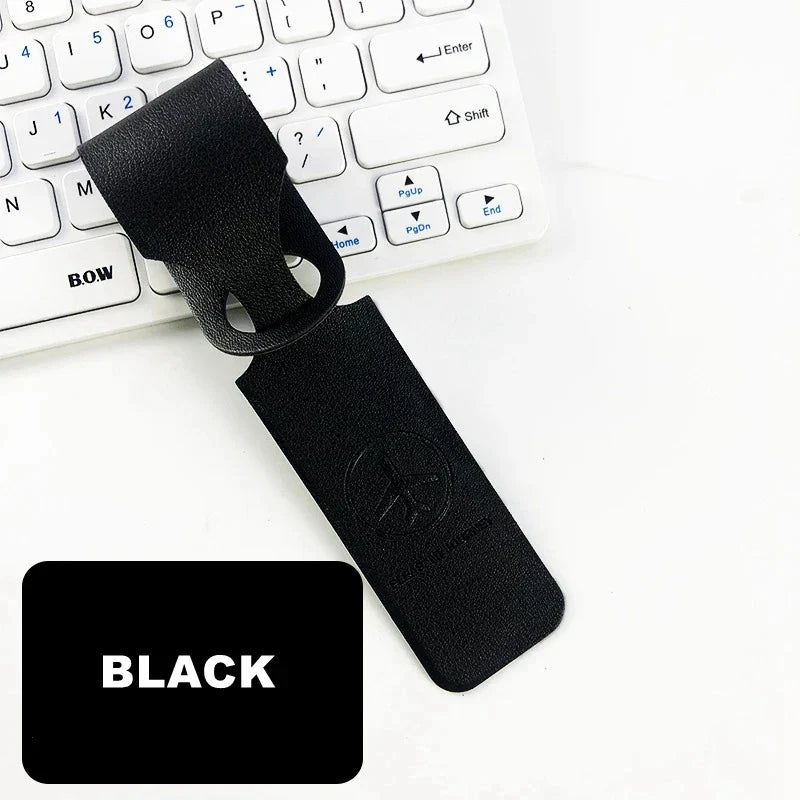 Carvallo Koffertagg i konstläder | Adressetikett för resebagage | Bagagetagg för väskor och väskor | 9 färger