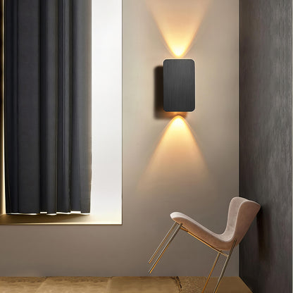 Vägglampa Modern Metall Rektangulär LED Inomhus