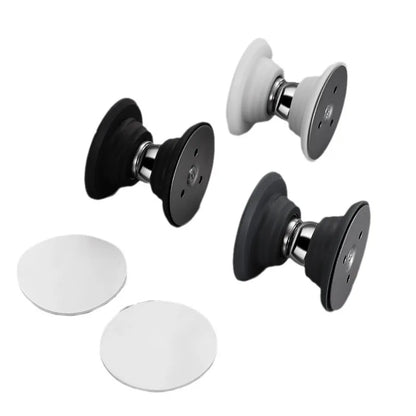Carvallo Magnetisk Dörrstoppare | Utan borrning | Silikonstötdämpare 4,7 cm | Vindsäker &amp; Väggvänlig