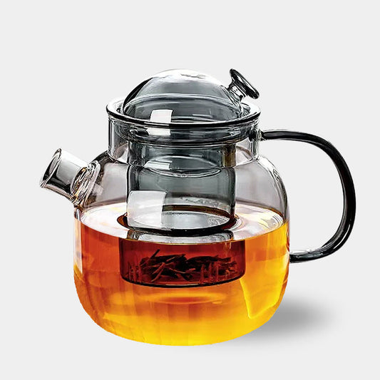 Modern glas teapot med infuser – 680ml borosilicate tea maker