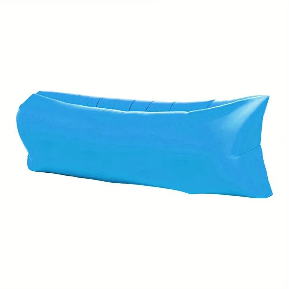 Carvallo Loungesoffa | Utan pump &amp; med nackstöd | AirLoungeGo Utomhussoffa 190×70 cm – Bärbar &amp; Vattentät